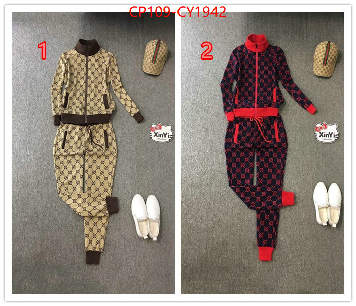 Clothing-Gucci replica 1:1 high quality ID: CY1942 $: 109USD