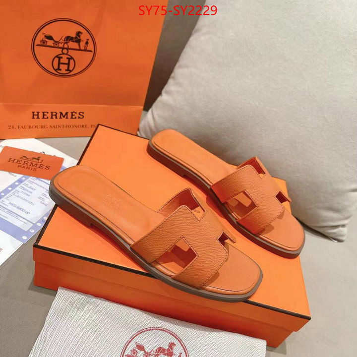 Women Shoes-Hermes best replica new style ID: SY2229 $: 75USD