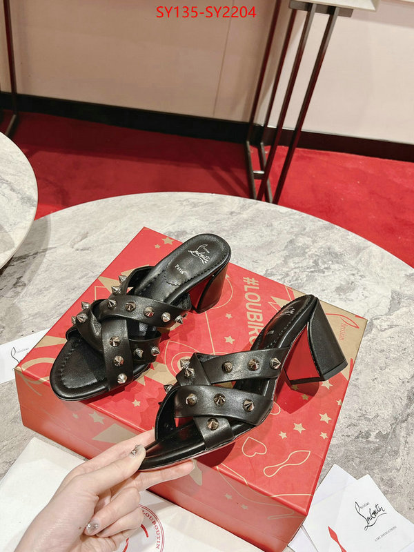 Women Shoes-Christian Louboutin good quality replica ID: SY2204 $: 135USD