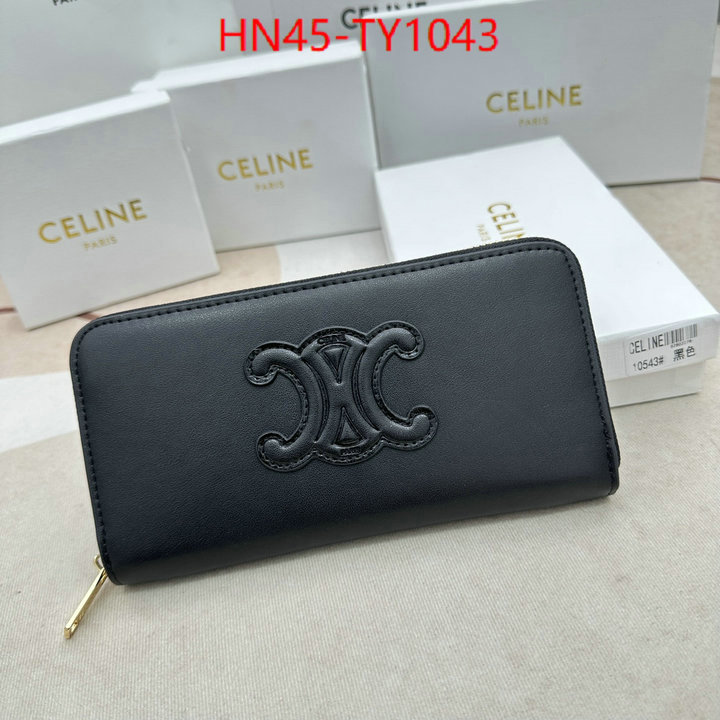 CELINE Bags(4A)-Wallet,replica aaaaa designer ID: TY1043,$: 45USD