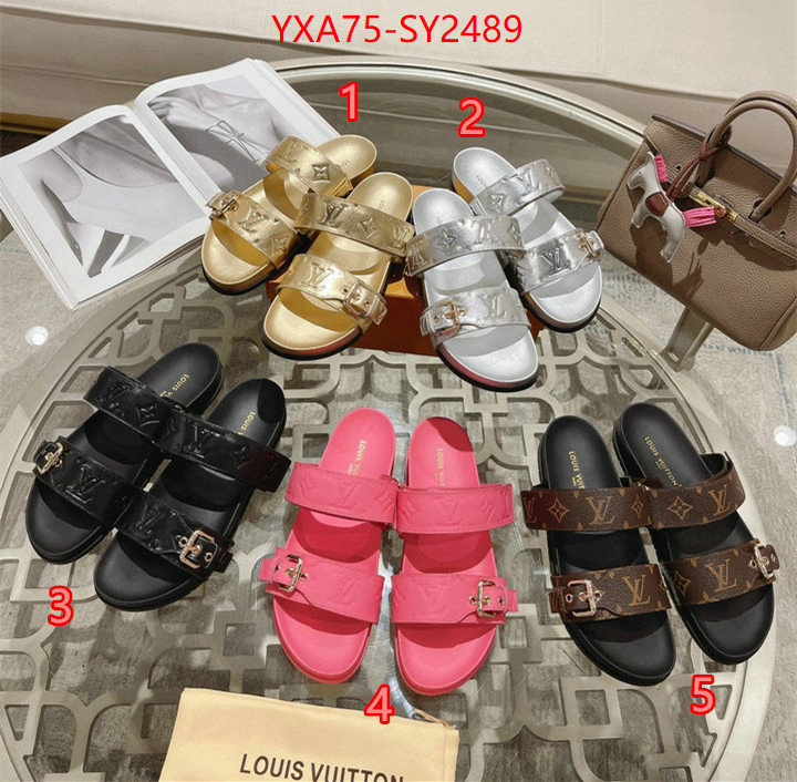 Women Shoes-LV aaaaa class replica ID: SY2489 $: 75USD