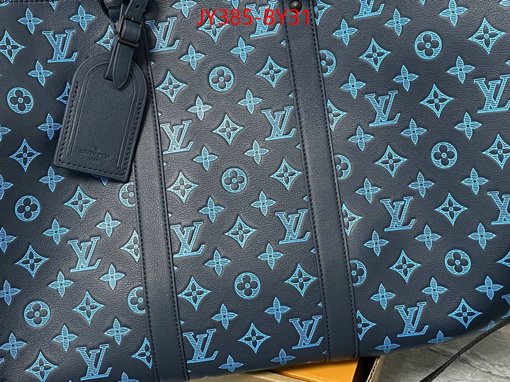 LV Bags(TOP)-Keepall BandouliRe 45-50-,replica wholesale ID: BY31,$: 385USD