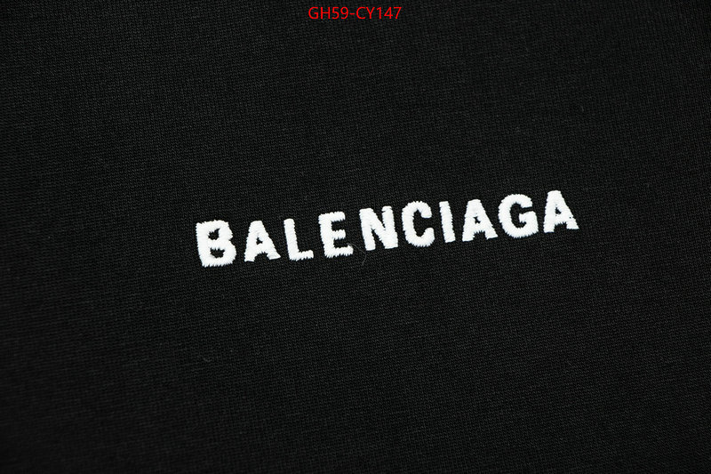 Clothing-Balenciaga,wholesale designer shop ID: CY147,$: 59USD