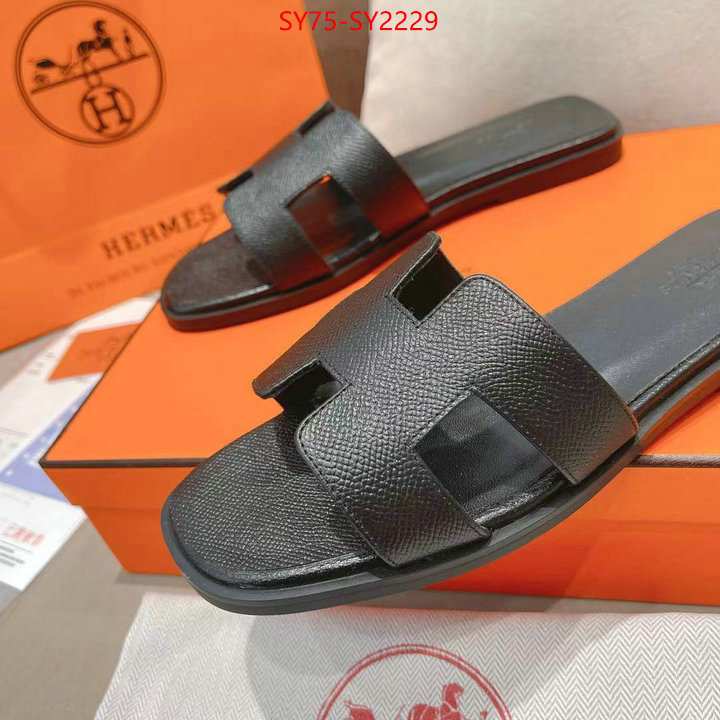 Women Shoes-Hermes best replica new style ID: SY2229 $: 75USD