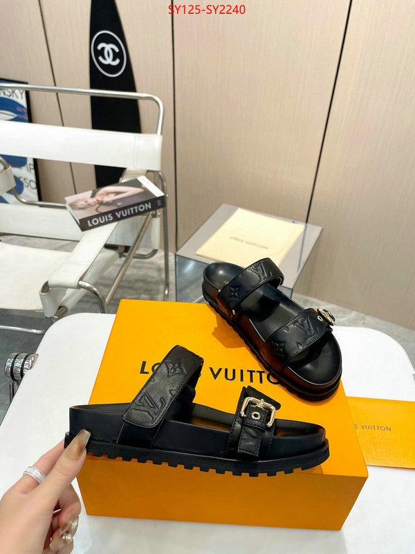 Women Shoes-LV buy sell ID: SY2240 $: 125USD