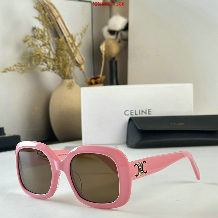 Glasses-CELINE,unsurpassed quality ID: GY1386,$: 55USD