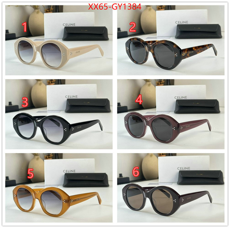 Glasses-CELINE,we provide top cheap aaaaa ID: GY1384,$: 65USD