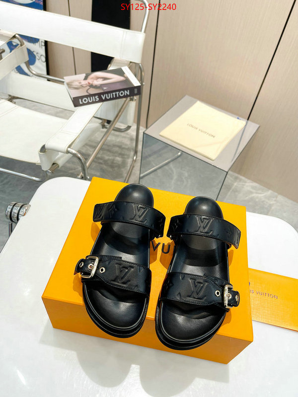 Women Shoes-LV buy sell ID: SY2240 $: 125USD