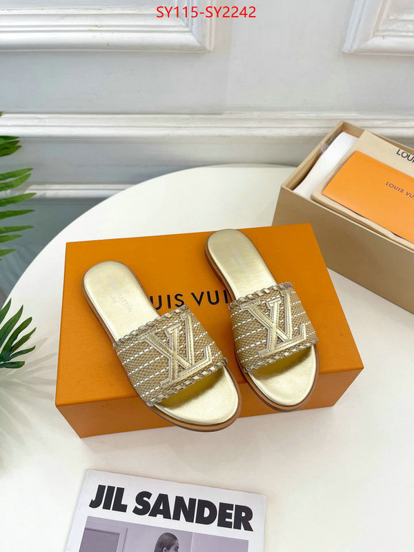 Women Shoes-LV best wholesale replica ID: SY2242 $: 115USD