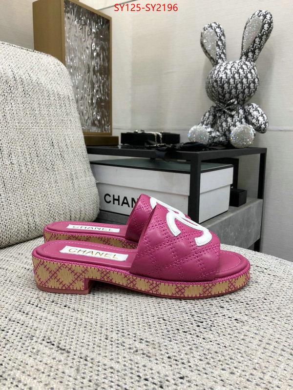 Women Shoes-Chanel where to find the best replicas ID: SY2196 $: 125USD