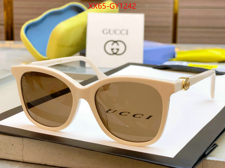 Glasses-Gucci,best quality fake ID: GY1242,$: 65USD