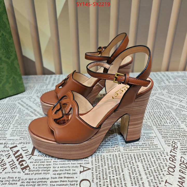 Women Shoes-Gucci best replica new style ID: SY2219 $: 145USD