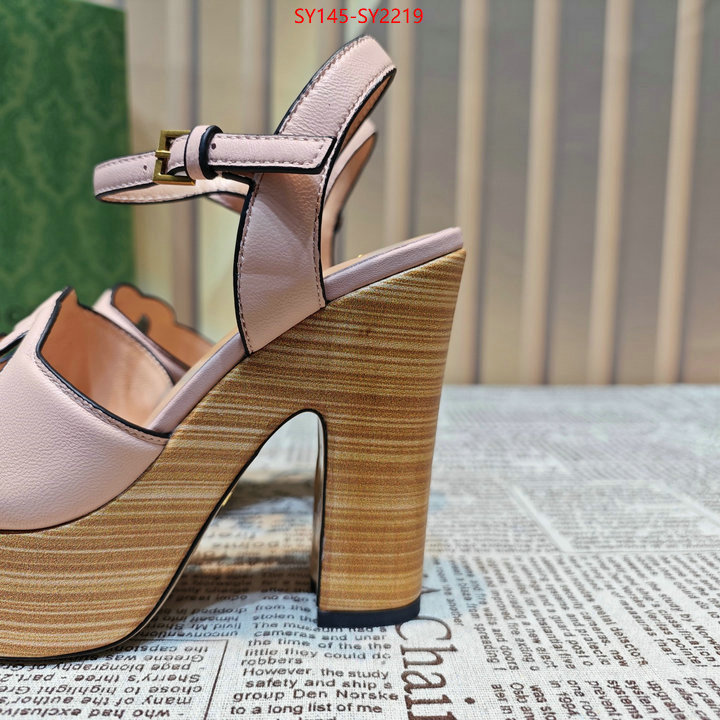 Women Shoes-Gucci best replica new style ID: SY2219 $: 145USD
