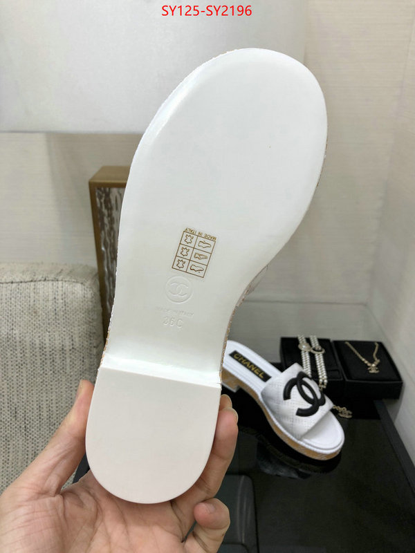 Women Shoes-Chanel where to find the best replicas ID: SY2196 $: 125USD