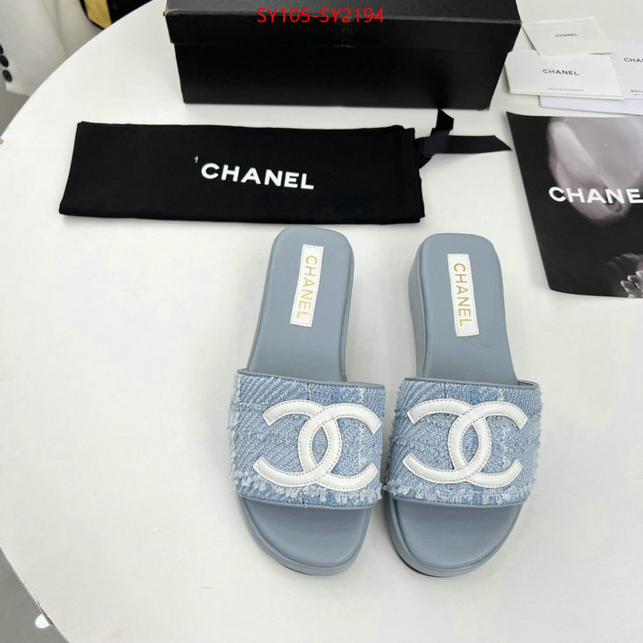 Women Shoes-Chanel 2023 replica wholesale cheap sales online ID: SY2194 $: 105USD