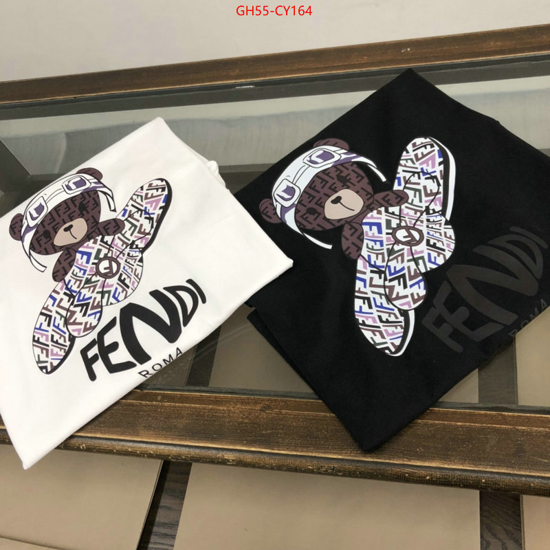 Clothing-Fendi,replica 2023 perfect luxury ID: CY164,$: 55USD