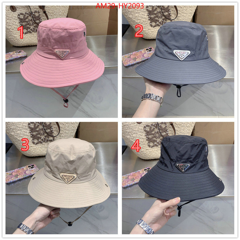 Cap(Hat)-Prada where to buy the best replica ID: HY2093 $: 29USD