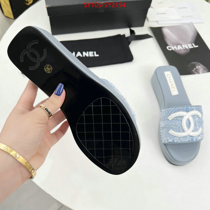 Women Shoes-Chanel 2023 replica wholesale cheap sales online ID: SY2194 $: 105USD