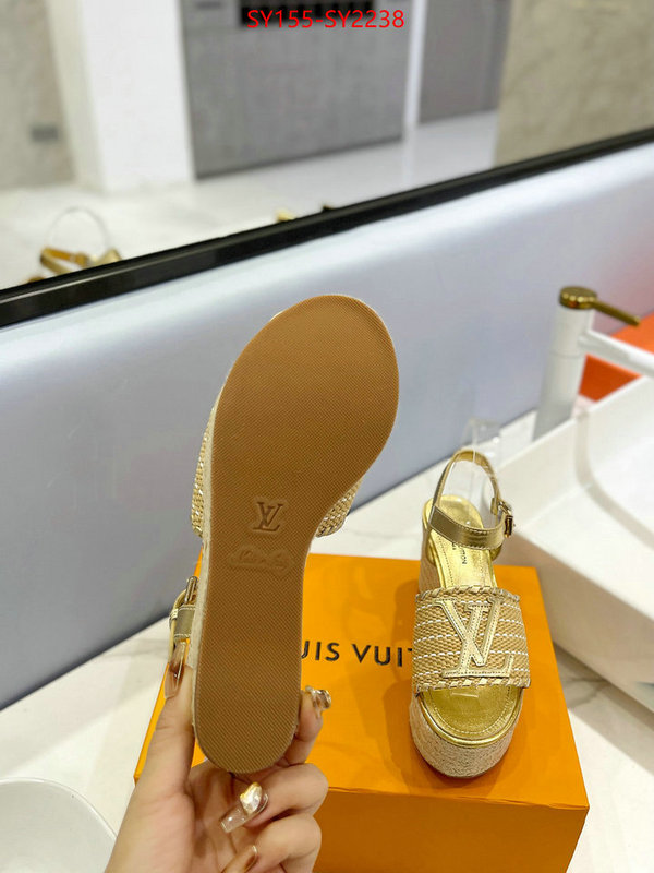 Women Shoes-LV luxury fashion replica designers ID: SY2238 $: 155USD