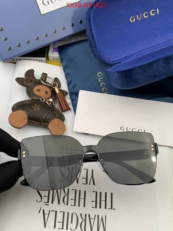 Glasses-Gucci,found replica ID: GY1427,$: 39USD