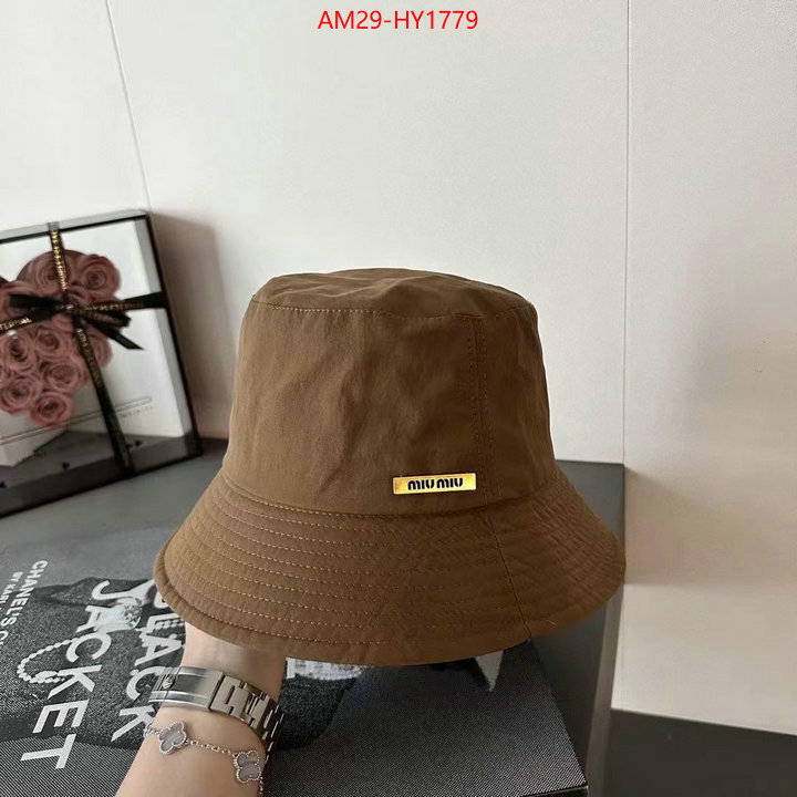 Cap(Hat)-Miu Miu luxury fake ID: HY1779 $: 29USD