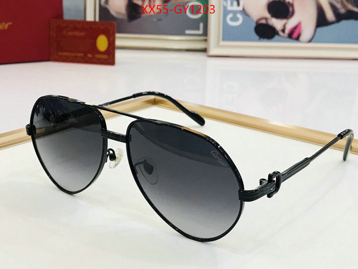 Glasses-Cartier,what 1:1 replica ID: GY1203,$: 55USD