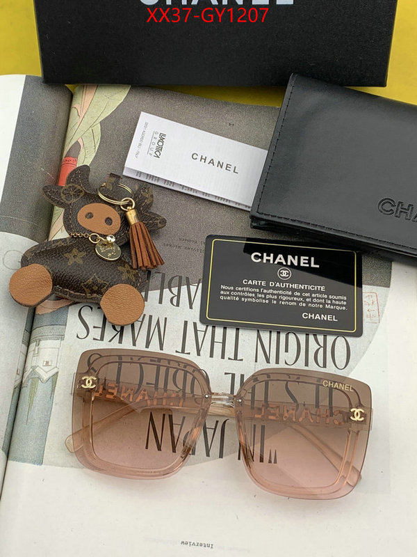 Glasses-Chanel,high quality customize ID: GY1207,$: 37USD