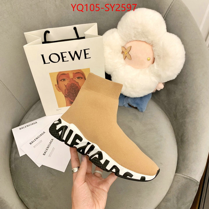 Women Shoes-Balenciaga wholesale imitation designer replicas ID: SY2597 $: 105USD