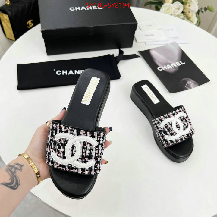 Women Shoes-Chanel 2023 replica wholesale cheap sales online ID: SY2194 $: 105USD