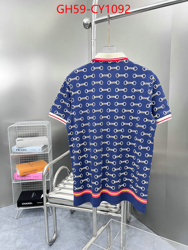 Clothing-Gucci,the top ultimate knockoff ID: CY1092,$: 59USD