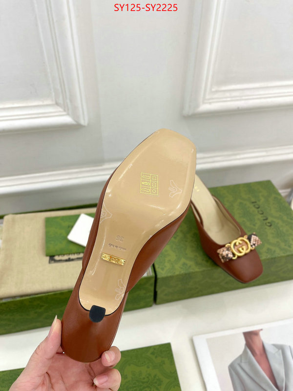 Women Shoes-Gucci buy best quality replica ID: SY2225 $: 125USD