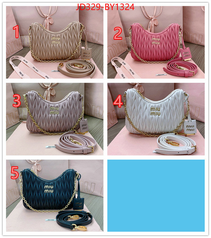 Miu Miu Bags(TOP)-Diagonal-,how to find replica shop ID: BY1324,$: 329USD
