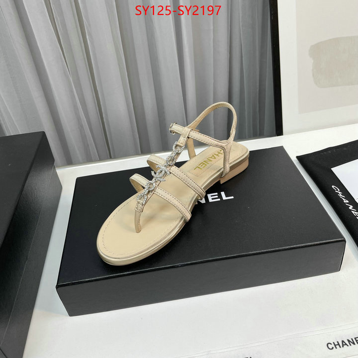 Women Shoes-Chanel best replica 1:1 ID: SY2197 $: 125USD