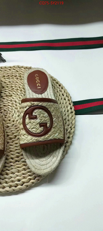 Women Shoes-Gucci how to start selling replica ID: SY2119 $: 75USD