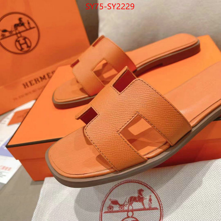 Women Shoes-Hermes best replica new style ID: SY2229 $: 75USD