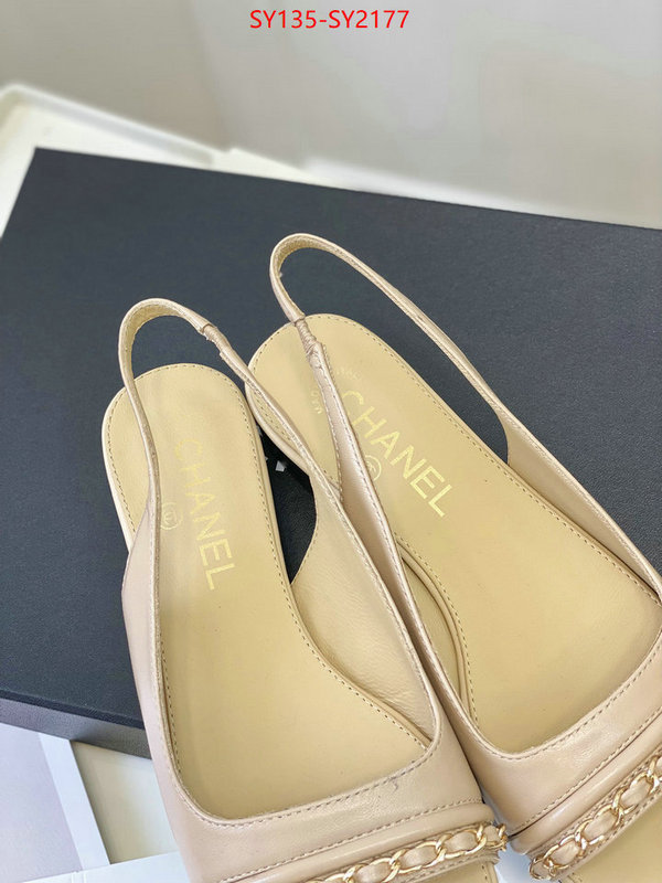 Women Shoes-Chanel high quality 1:1 replica ID: SY2177 $: 135USD