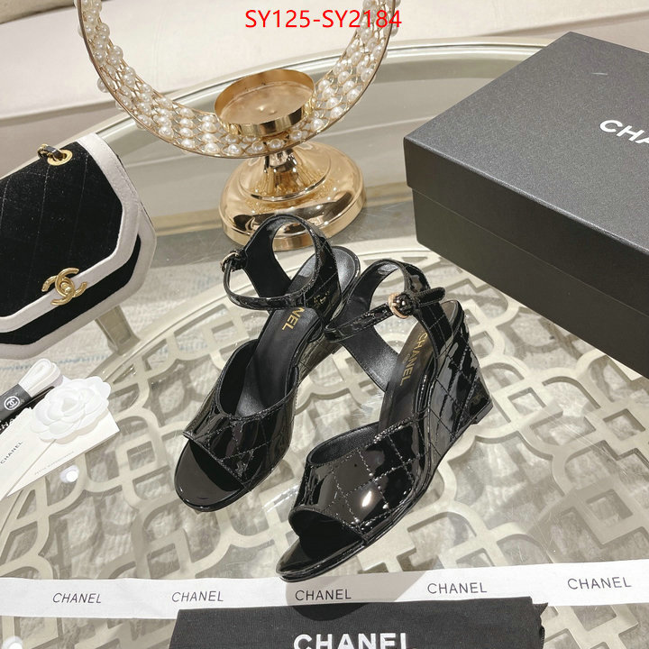 Women Shoes-Chanel replica us ID: SY2184 $: 125USD