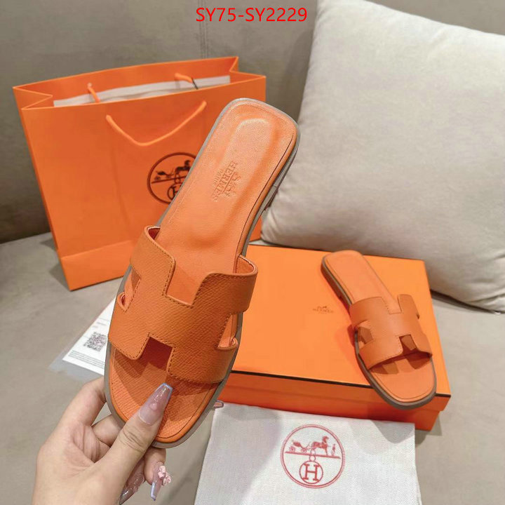 Women Shoes-Hermes best replica new style ID: SY2229 $: 75USD