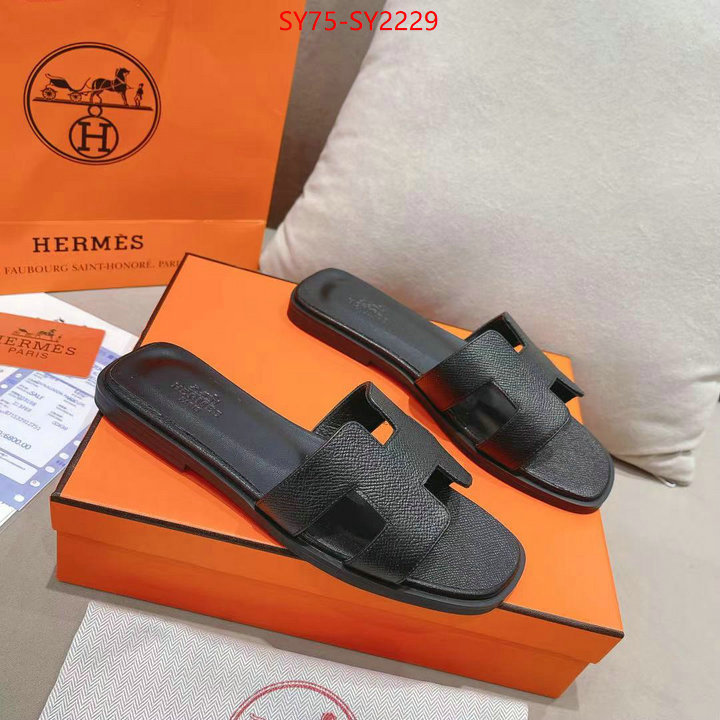 Women Shoes-Hermes best replica new style ID: SY2229 $: 75USD