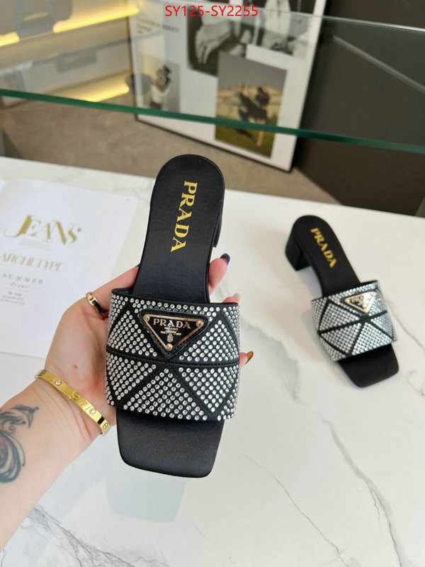 Women Shoes-Prada high quality replica designer ID: SY2255 $: 125USD