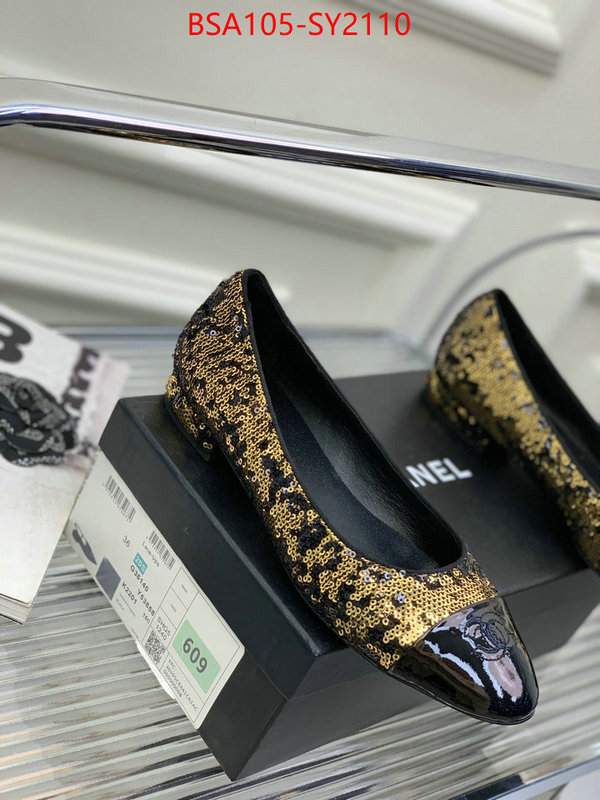 Women Shoes-Chanel designer high replica ID: SY2110 $: 105USD