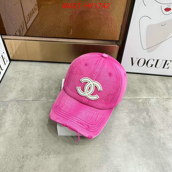 Cap (Hat)-Chanel top 1:1 replica ID: HY1742 $: 27USD