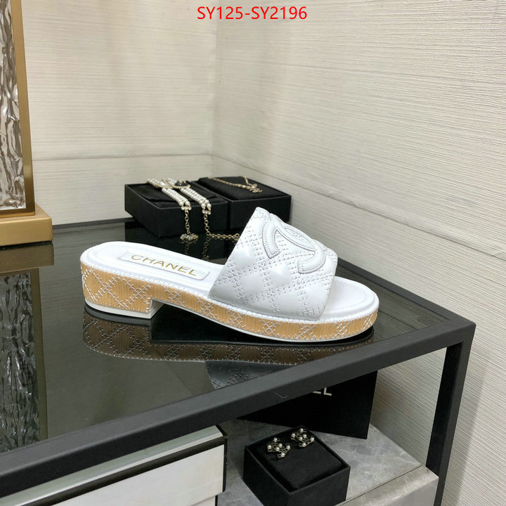 Women Shoes-Chanel where to find the best replicas ID: SY2196 $: 125USD