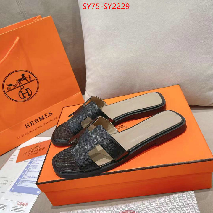 Women Shoes-Hermes best replica new style ID: SY2229 $: 75USD