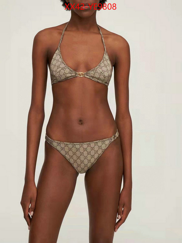 Swimsuit-GUCCI,cheap high quality replica ID: YE9808,$: 42USD