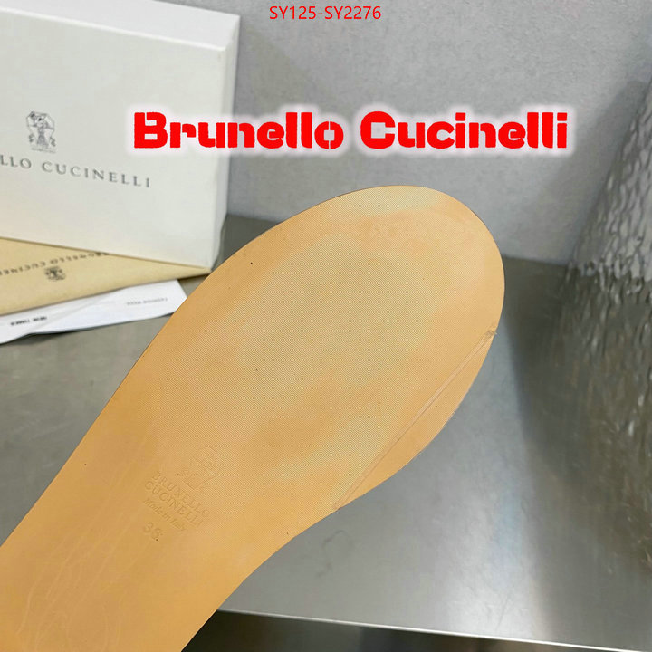 Women Shoes-Brunello cucinelli customize the best replica ID: SY2276 $: 125USD