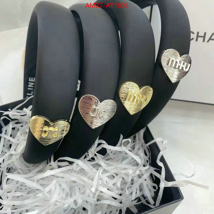 Hair band-MIU MIU where can you buy a replica ID: AY1806 $: 27USD