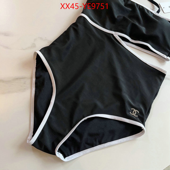 Swimsuit-Chanel,where to buy fakes ID: YE9751,$: 45USD