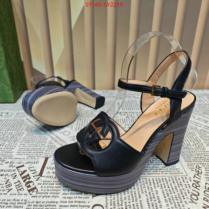 Women Shoes-Gucci best replica new style ID: SY2219 $: 145USD