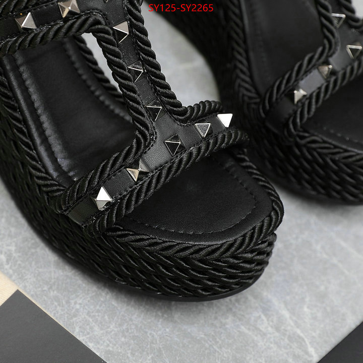 Women Shoes-Valentino high-end designer ID: SY2265 $: 125USD